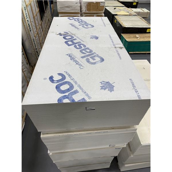 FEUILLES DE REVENEMENT CERTAINTEED GLASROCK, 5/8" X 4' X 8'