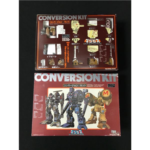 LOT OF 2 UNOPENED VINTAGE TAKATOKU TOYS CONVERSION KIT TOYS