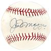 Image 1 : JOE DIMAGGIO SIGNED SPECIAL LEAGUE BASEBALL (BECKETT COA)