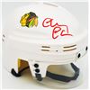 Image 1 : CHEVY CHASE SIGNED CHICAGO BLACKHAWKS MINI HELMET (BECKETT COA)