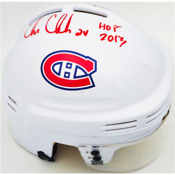 CHRIS CHELIOS SIGNED MONTREAL CANADIENS HELMET (BECKETT COA)