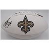 Image 1 : DREW BREES SIGNED NEW ORLEANS SAINTS FOOTBALL (BECKETT COA)