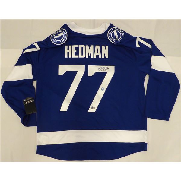 VICTOR HEDMAN SIGNED TAMPA BAY LIGHTNING JERSEY (BECKETT COA)