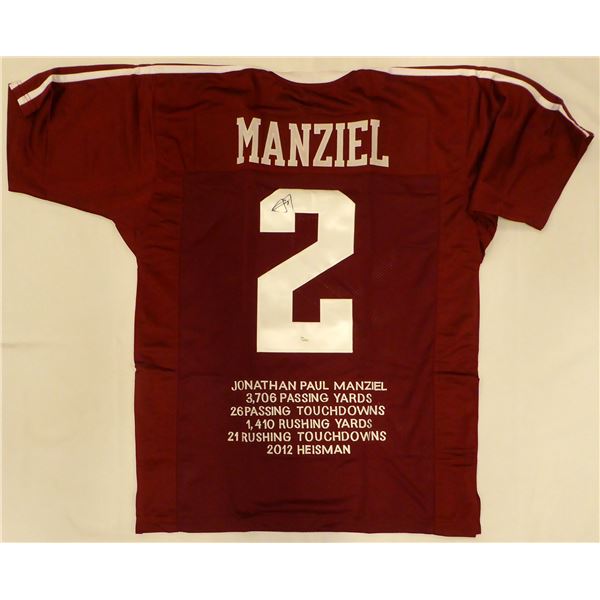 JOHNNY MANZIEL SIGNED CAREER JERSEY (JSA COA)