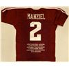 Image 1 : JOHNNY MANZIEL SIGNED CAREER JERSEY (JSA COA)