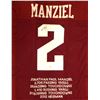 Image 2 : JOHNNY MANZIEL SIGNED CAREER JERSEY (JSA COA)
