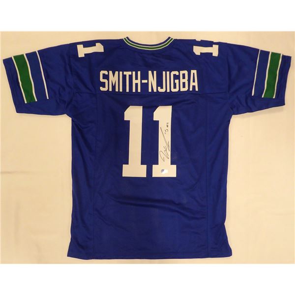 JAXON SMITH-NJIGBA SIGNED SEATTLE SEAHAWKS JERSEY (BECKETT COA)