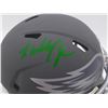 Image 2 : Randall Cunningham Autographed Philadelphia Eagles Slate Gray Mini Helmet Beckett