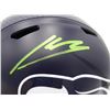 Image 2 : KENETH WALKER III SIGNED SEATTLE SEAHAWKS MINI HELMET (BECKETT COA)