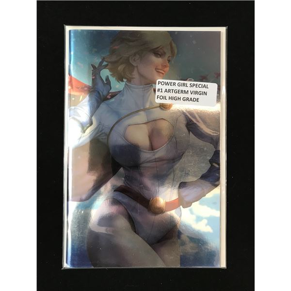 DC COMICS NO.1 POWER GIRL SPECIAL (ATRGERM VIRGIN FOIL)