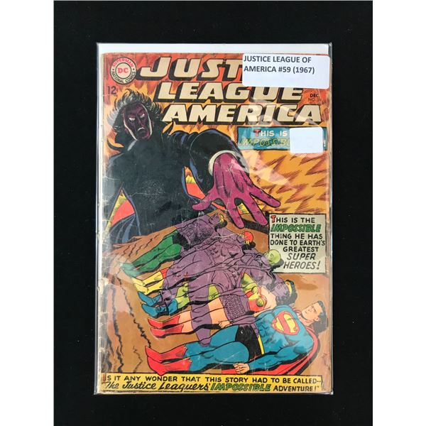 DC COMICS NO.59 JUSTICE LEAGUE OF AMERICA