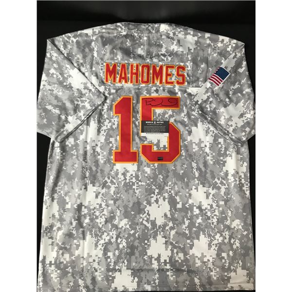 PATRICK MAHOMES SIGNED JERSEY WORLD AUTOS COA