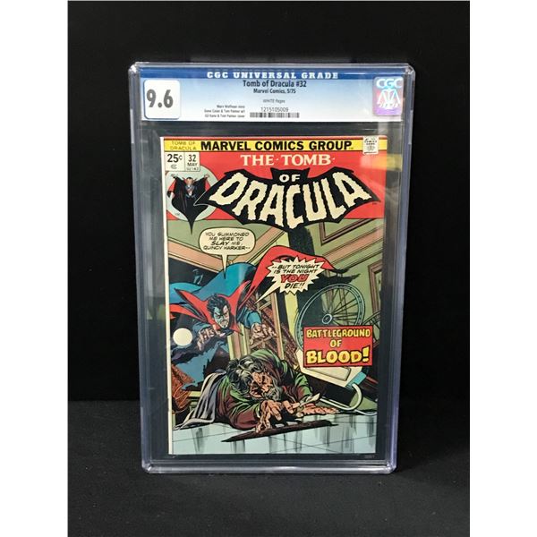 MARVEL COMICS NO.32 THE TOMB OF DRACULA CGC GRADED 9.6