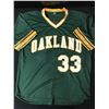 Image 3 : JOSE CANSECO SIGNED OAKLAND ATHLETICS JERSEY (BECKETT COA)