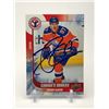 Image 1 : CONNOR MCDAVID SIGNED TRADING CARD