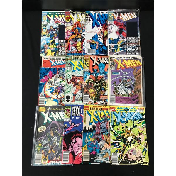LOT OF 12 X-MEN COMICS (MARVEL COMICS)