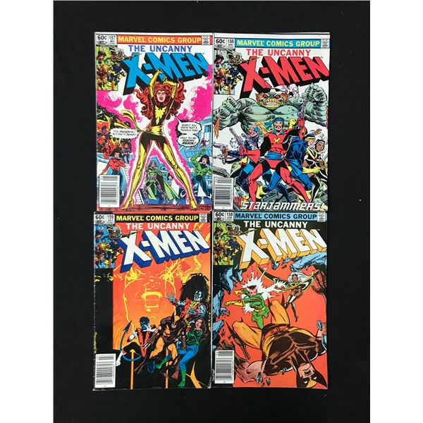 LOT OF 4 X-MEN COMICS (MARVEL COMICS)