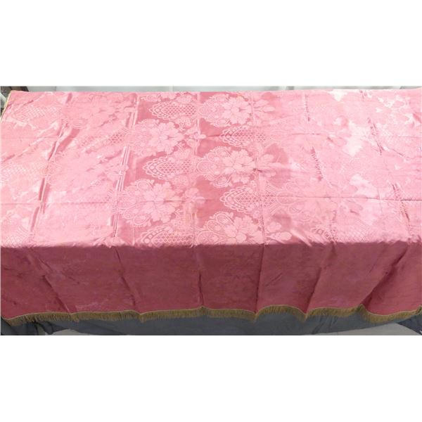 Vintage Brocade Portier with Fringe