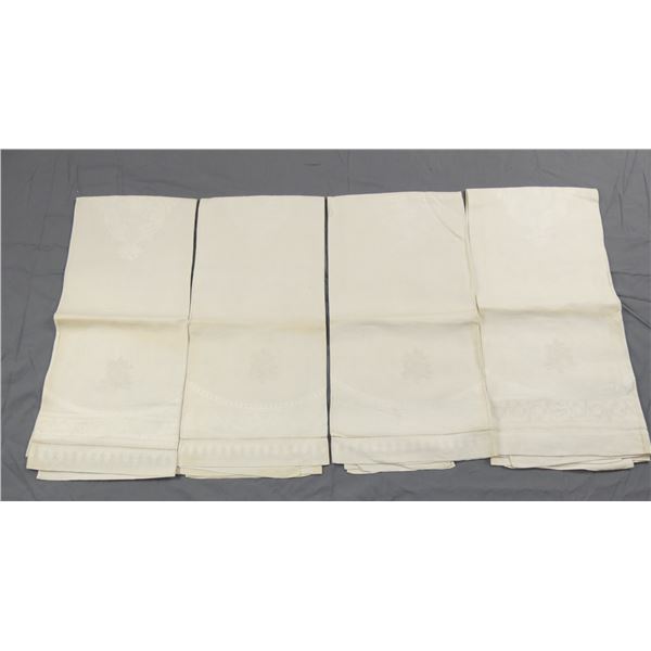 Set of 4 Irish Linen Bath Towels, AC Rockefeller
