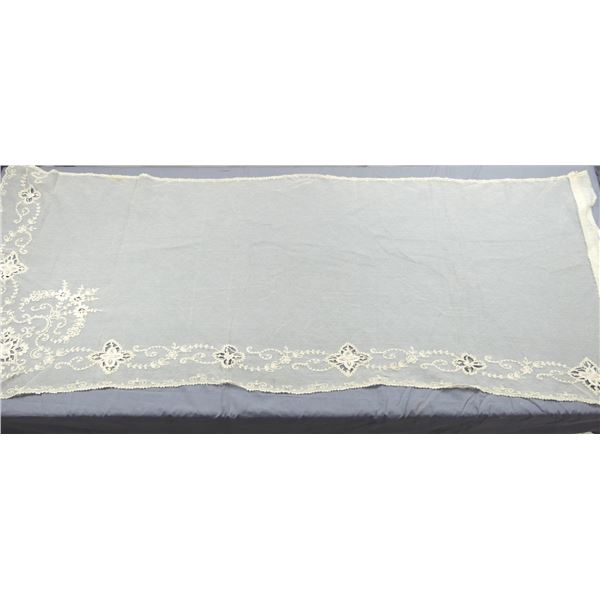 Vintage Lace Net Curtain Panel