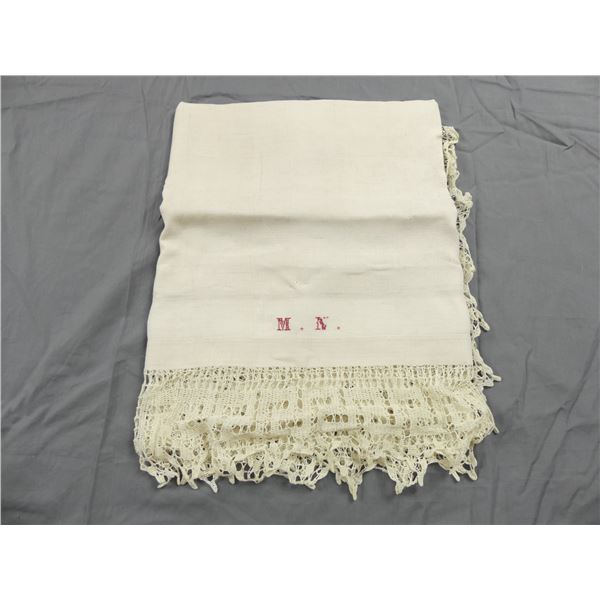 Vintage Homespun Linen Pillowcase/Sham