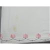 Image 2 : Queen Duvet Cover with Embroidered Flowers, Great Quality