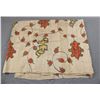 Image 1 : Vintage Hand Colored Silk Fabric with Flowers