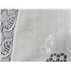 Image 5 : Vintage Linen & Lace Tea Cloth with Embroidery