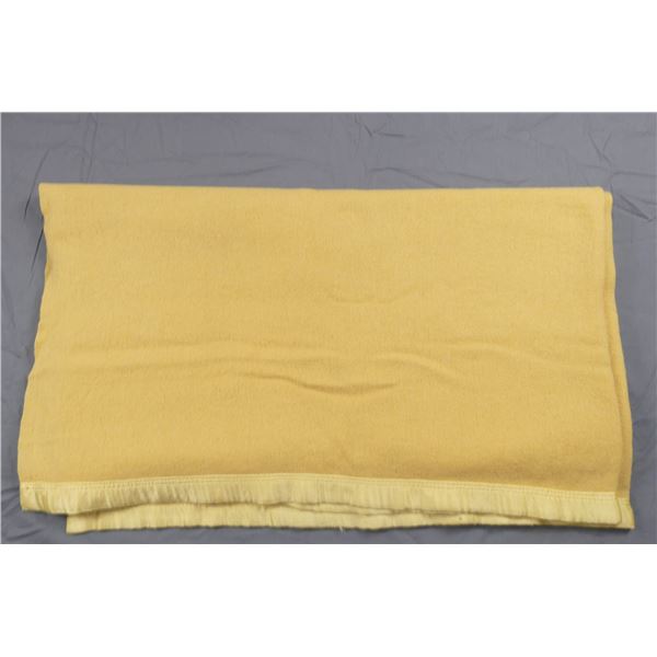 Vintage Gold Wool Blanket