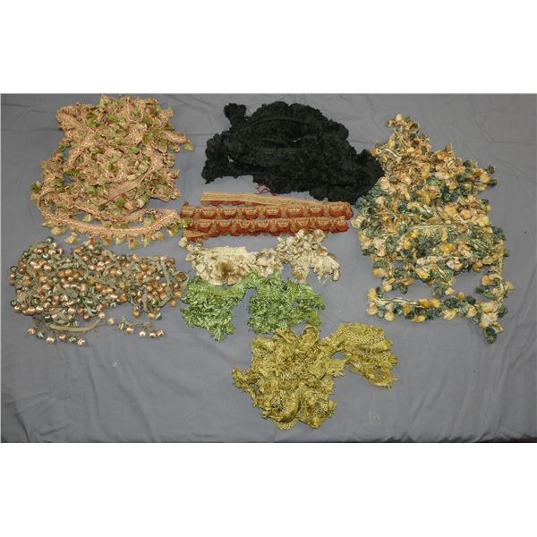 Large Lot of Vintage Tassel & Fringe Trims