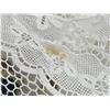 Image 9 : Vintage European Hand Made Bobbin Lace Tablecloth