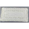 Image 1 : Vintage Linen Table/Buffet Runner with Bobbin Lace, from Rockefeller Estate