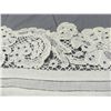Image 2 : Vintage Linen Table/Buffet Runner with Bobbin Lace, from Rockefeller Estate