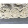 Image 9 : Vintage Hand Knotted Filet Lace Tablecloth