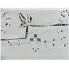 Image 4 : Vintage French Linen Top Sheet with Floral Cutwork Design