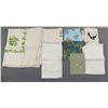Image 1 : Lot of 6 Pieces Vintage Linen Tablecloths, Towel & Fabric