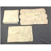Image 1 : Set of 12 Vintage Italian Linen Placemats with Matching  Napkins & Center Runner
