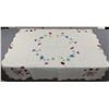 Image 1 : Vintage Embroidered Floral Tablecloth