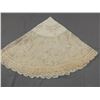 Image 4 : Vintage Round Table Topper with Figural Lace