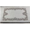 Image 3 : Vintage Madeira Cut Work & Embroidered Tablecloth