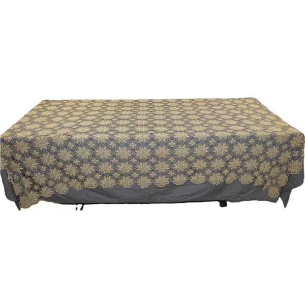 Vintage Hand Crochet Tablecloth