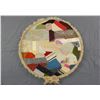 Image 1 : Victorian Crazy Quilt Unfinished Quilt Piece with Embroidered Names & Address