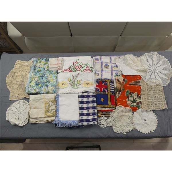 Large Lot of Vintage Kitchen Tablecloths