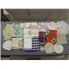 Image 1 : Large Lot of Vintage Kitchen Tablecloths
