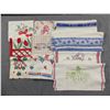 Image 1 : Lot of 8 Vintage Kitchen Towels & 2 Tablecloths