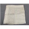 Image 12 : Vintage Gauze Tablecloth with Applique & Embroidery