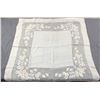 Image 1 : Vintage Gauze Tablecloth with Applique & Embroidery
