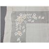 Image 3 : Vintage Gauze Tablecloth with Applique & Embroidery