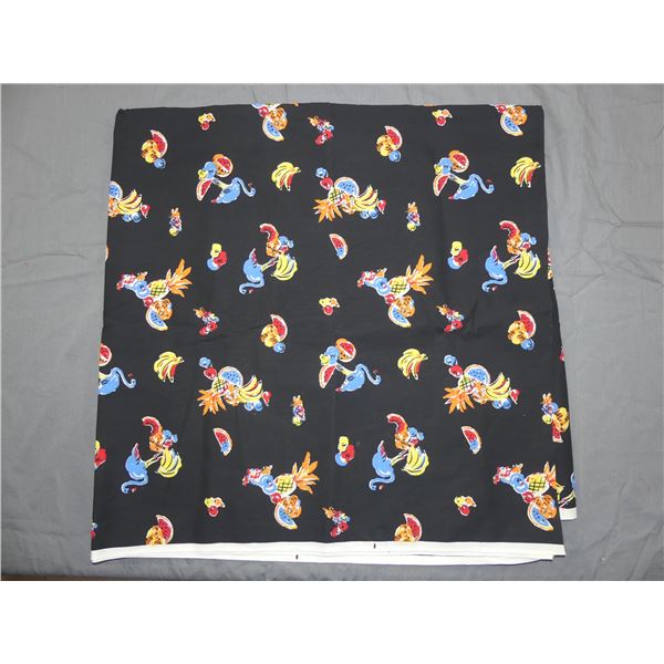Vintage Fruit & Flamingo Fabric