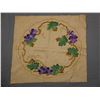 Image 1 : Victorian Hand Embroidered Round Pillow Front
